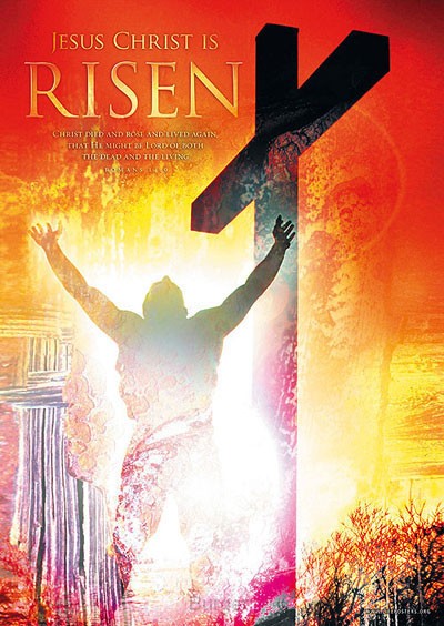 Poster a4 He is risen