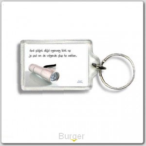 Sleutelhanger God schijnt zijn licht op