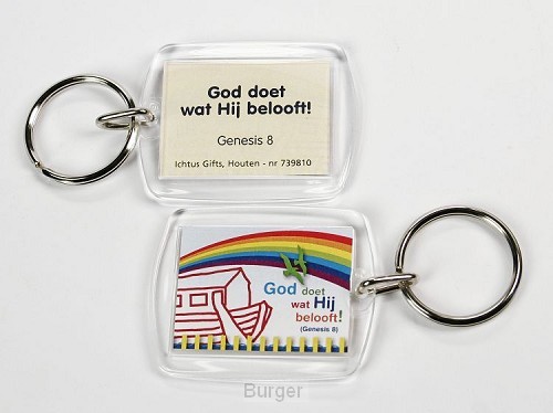 Sleutelhanger God doet wat hij belooft!