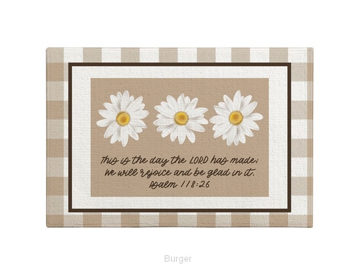 Floor mat This is the day Psalm 118:25