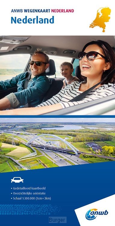 Wegenkaart Nederland