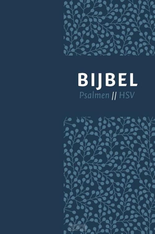 Bijbel HSV psalmen vivella blauw 12x18cm