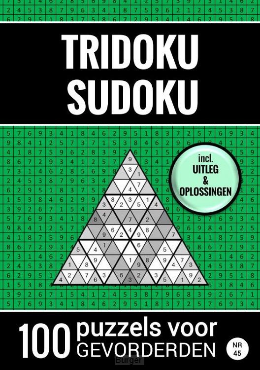 Tridoku Sudoku - 100 Puzzels voor Gevorderden - Nr. 45