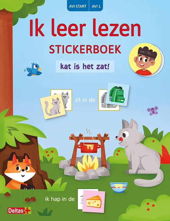 Stickerboek kat is het zat!