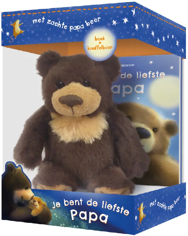 Je bent de liefste papa - boek & knuffelbeer