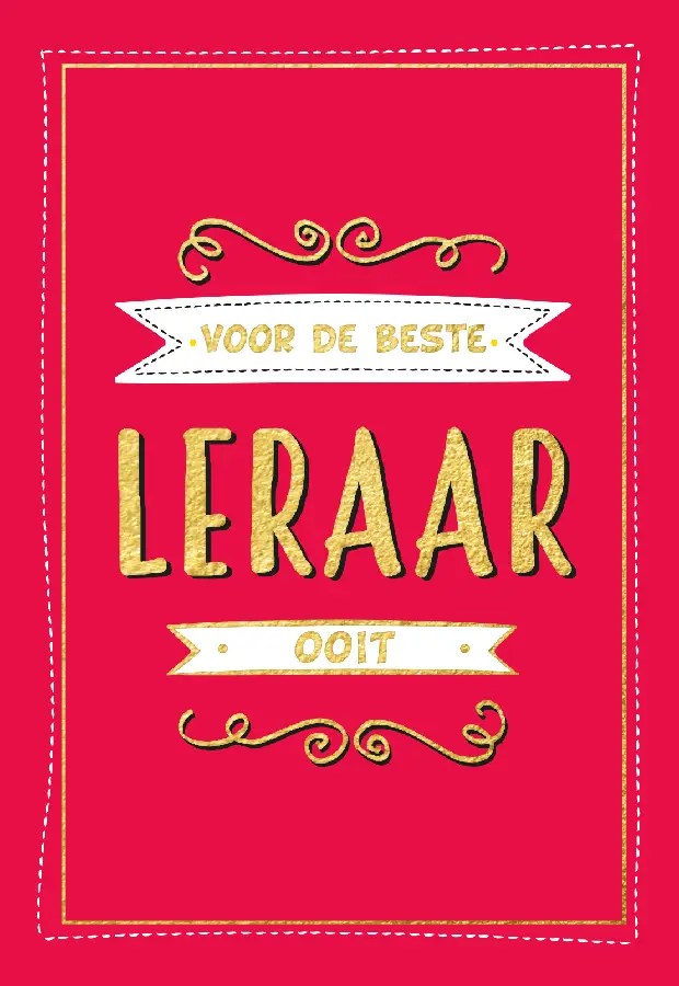 Voor de beste leraar ooit - Cadeauboeken