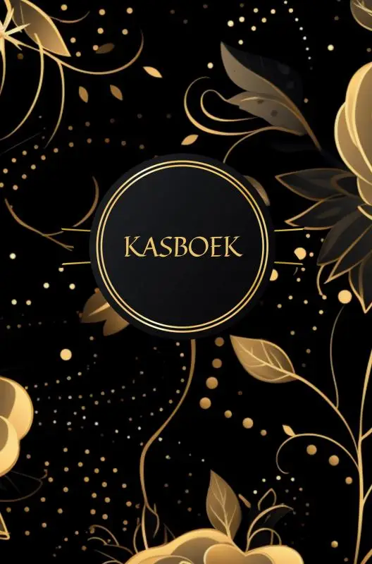 Kasboek boekhouding 140 pagina's - Kasboekje in en uitgaven - Budget planner
