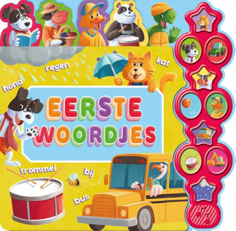 Eerste woordjes - Geluidenboek 10 geluid
