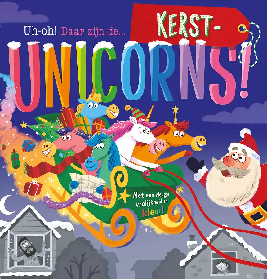 Uh-oh! Daar zijn de... kerst-unicorns!