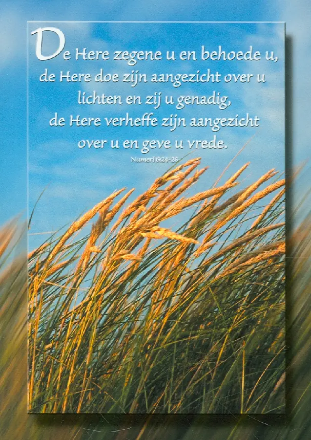 Wenskaart numeri 6:24-26