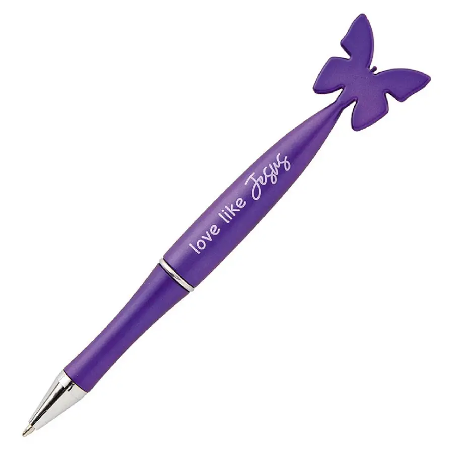 Pen Love like Jesus butterfly