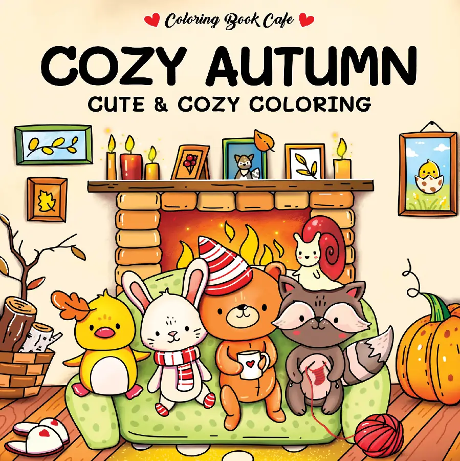 Cozy autumn - Coloring Book Cafe
