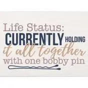 Life status : currently holding