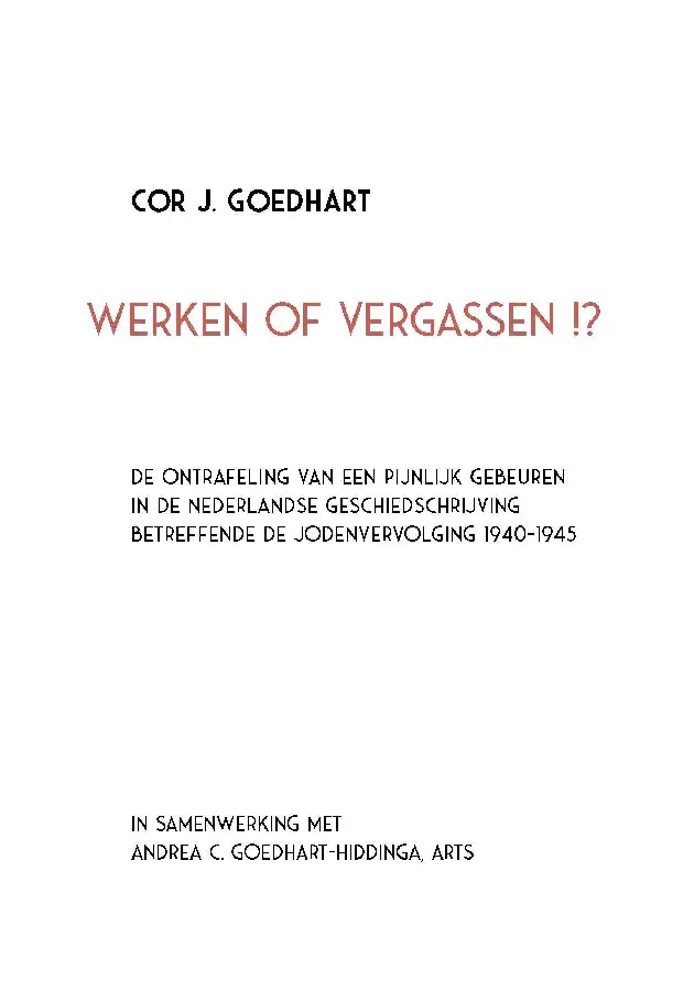 Werken of vergassen!?