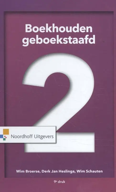 Boekhouden geboekstaafd / 2