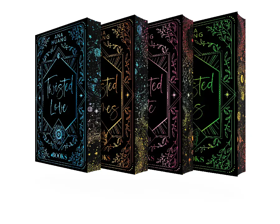 Limited edition Twisted Love Games Hate Lies set sprayed edges
