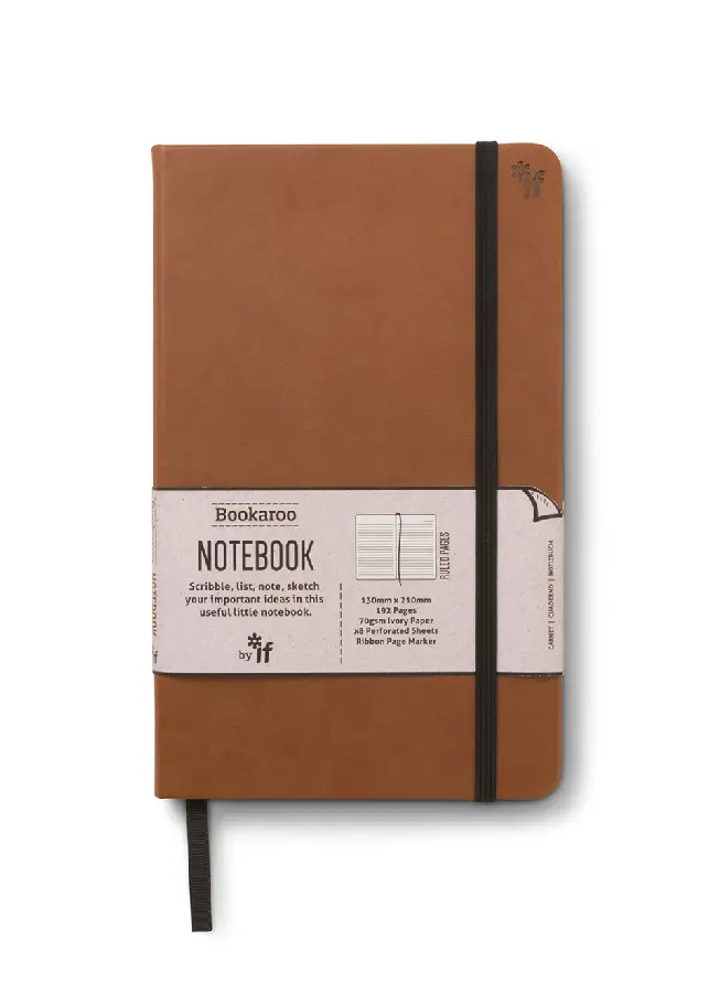 Bookaroo A5 notebook - Brown