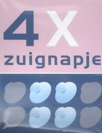 Zuignapjes voor raamposters / code ZN4