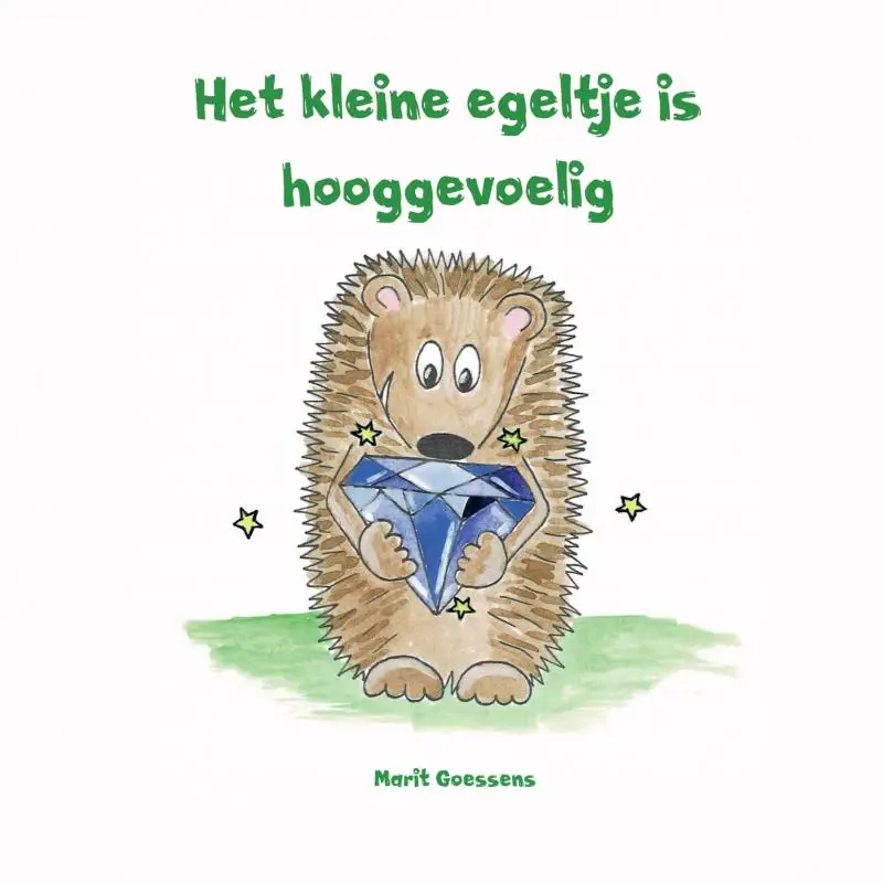 Het kleine egeltje is hooggevoelig