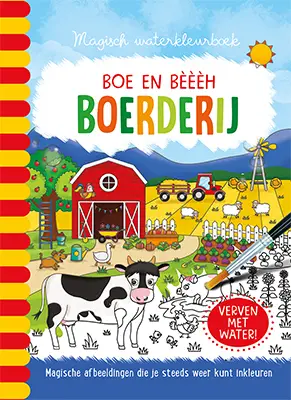 Magisch waterkleurboek Boerderij