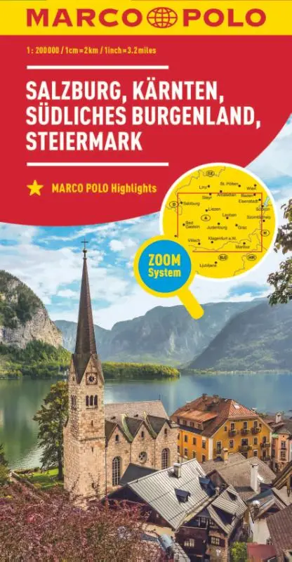 Marco Polo Wegenkaart 02 Salzburg, Karinthië