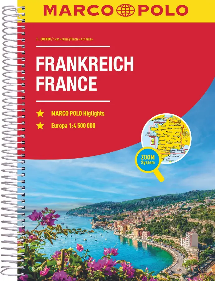 Marco Polo Wegenatlas Frankrijk