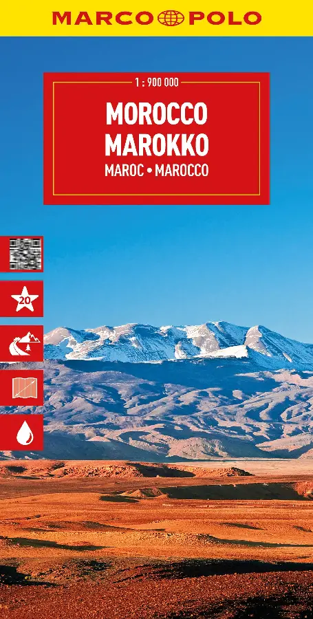 MARCO POLO WEGENKAART MAROKKO