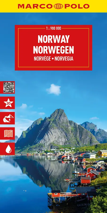 Marco Polo Wegenkaart Noorwegen