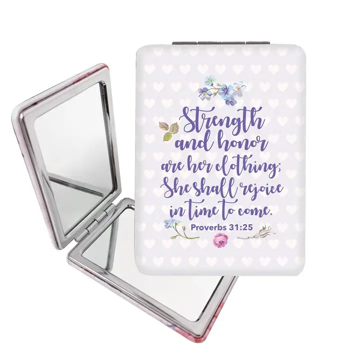 Mini compact mirror strength a