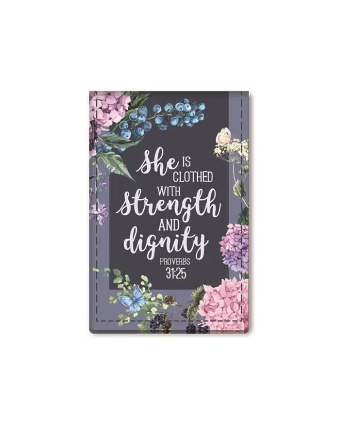 Mini compact mirror She is clothed with