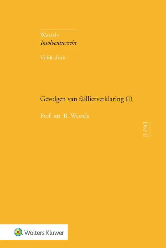 Gevolgen van faillietverklaring (1)