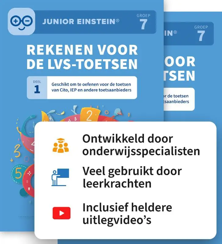 Rekenen voor de LVS-toetsen / 1 en 2 Groep 7