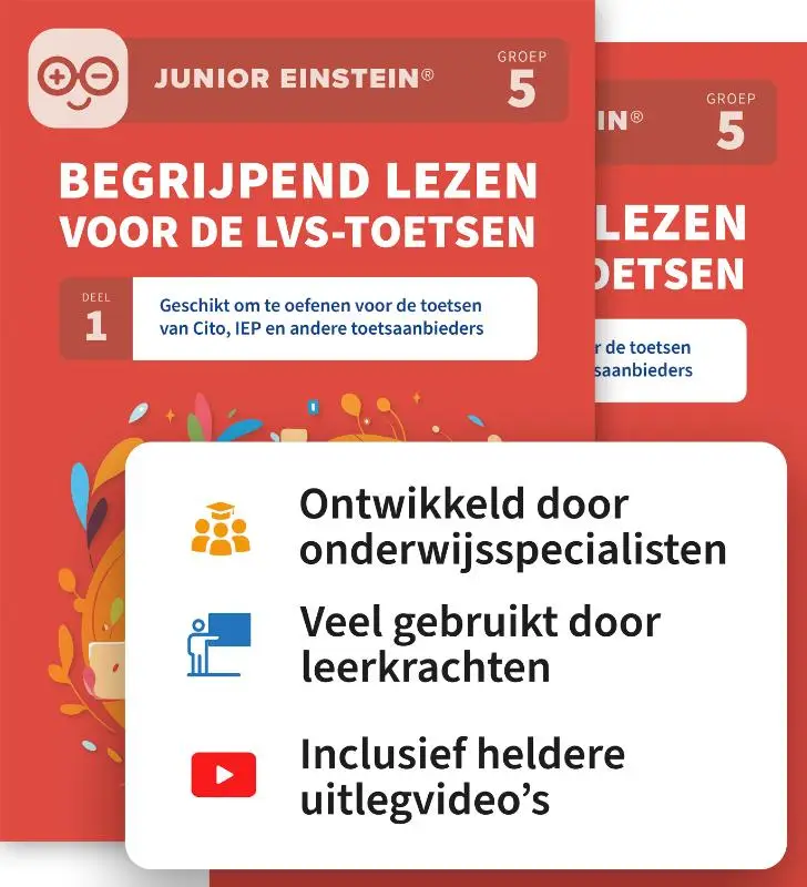 Begrijpend lezen voor de LVS-toetsen / Groep 5 Deel 1 en 2