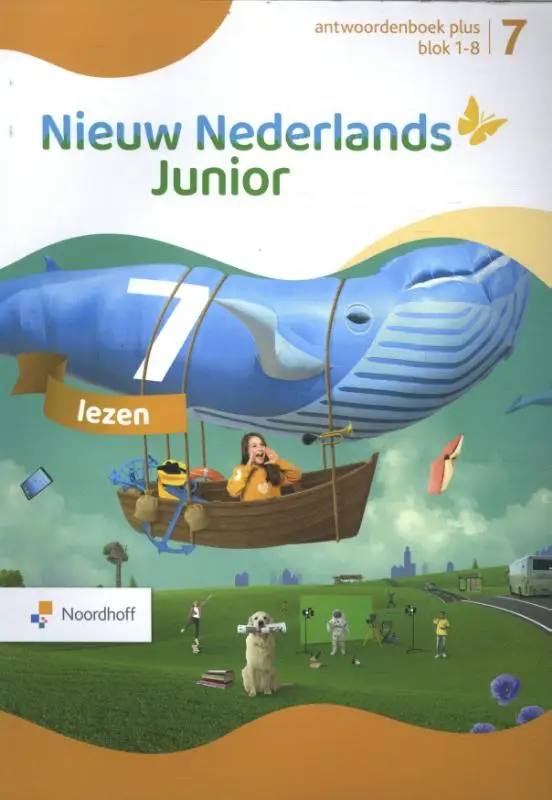 Lezen groep 7 Plus Blok 1-8 / Nieuw Nederlands Junior / Antwoorden