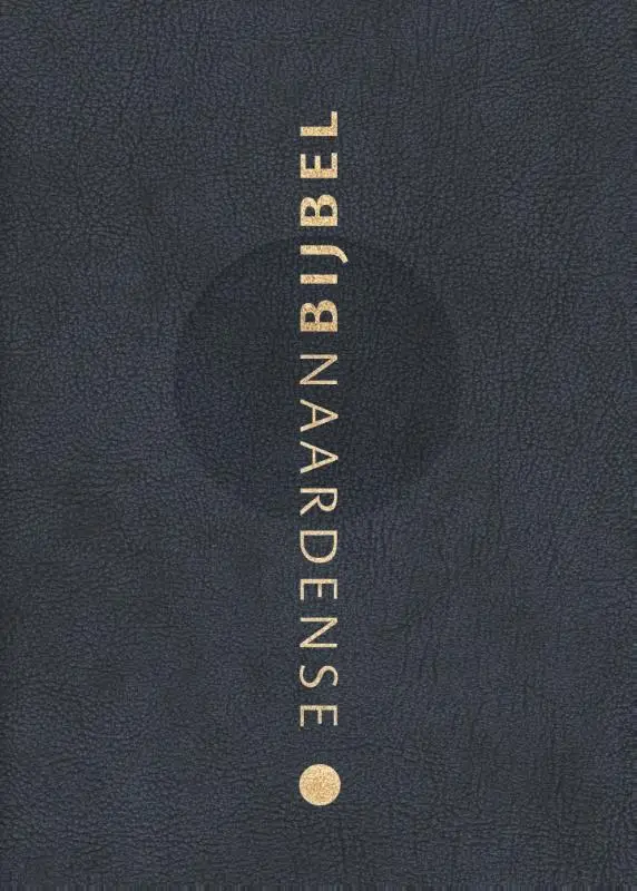 Nachtblauw gebonden leer