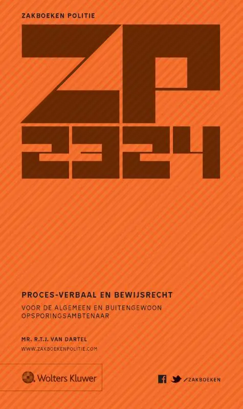 Zakboek Proces-verbaal en Bewijsrecht / 2023-2024