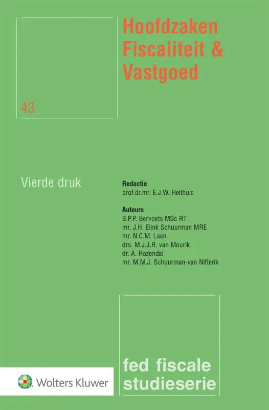 Hoofdzaken Fiscaliteit & Vastgoed