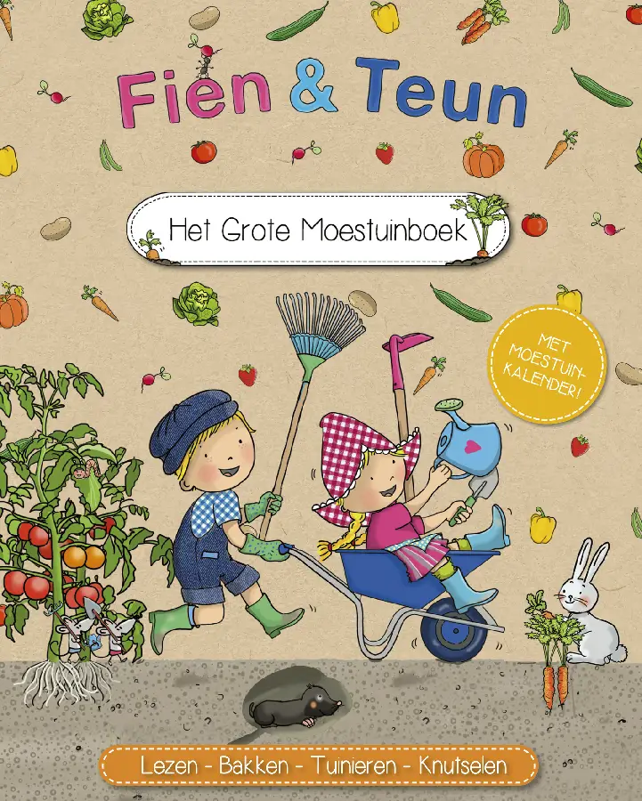 Fien & Teun - Het grote moestuinboek