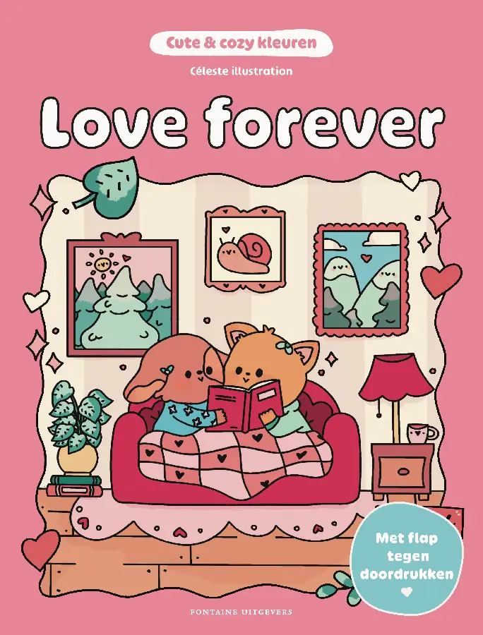 Cute & cozy kleuren - Love forever