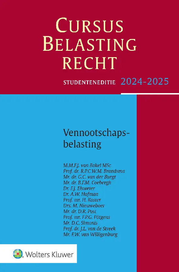Cursus belastingrecht / 2024-2025