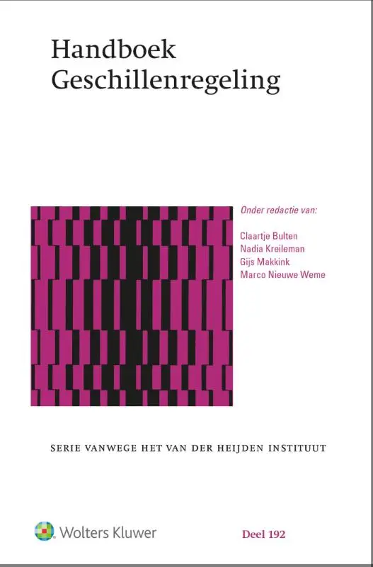 Handboek Geschillenregeling