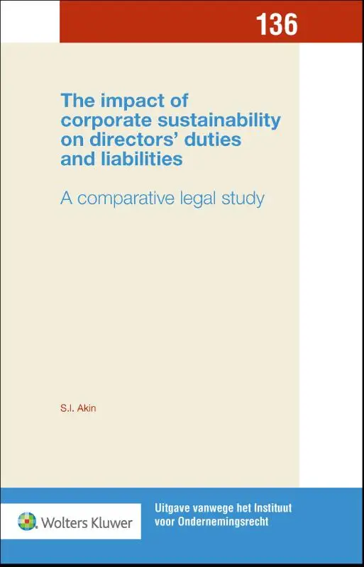 The impact of corporate sustainability on directors' duties and liabilities