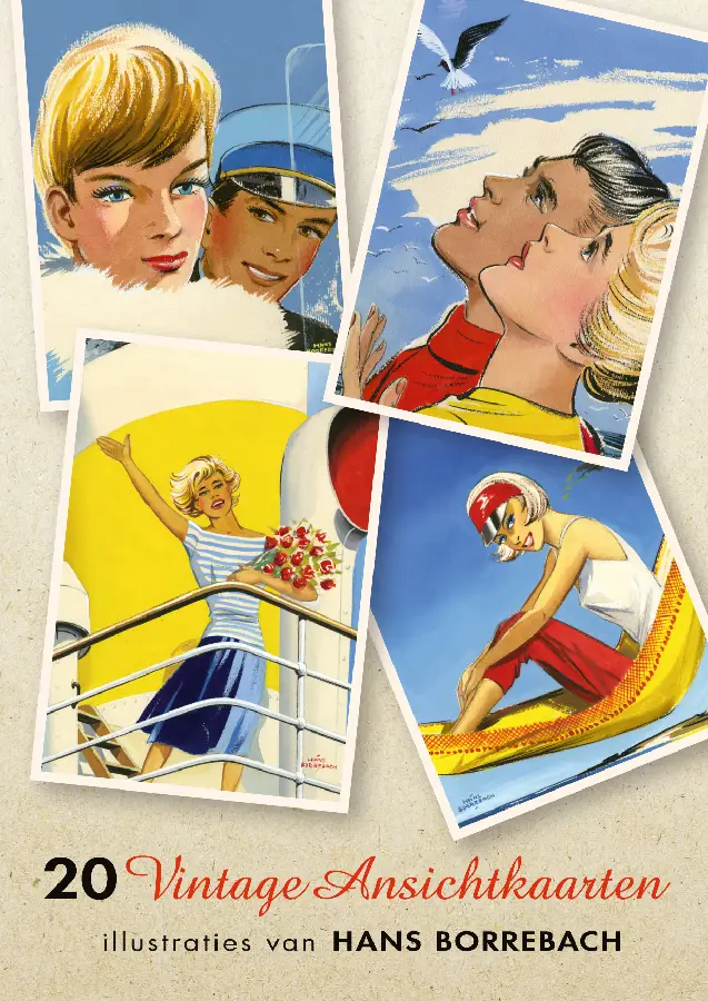 Vintage ansichtkaarten set 20