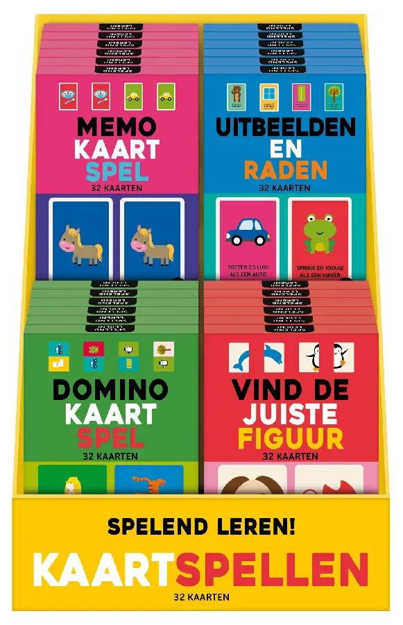 Display Spelletjeskaarten - 4T x 6 ex.