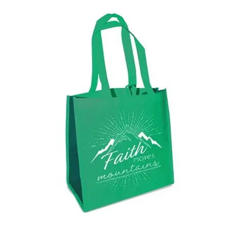 Eco Tote Bag Faith moves Mountains