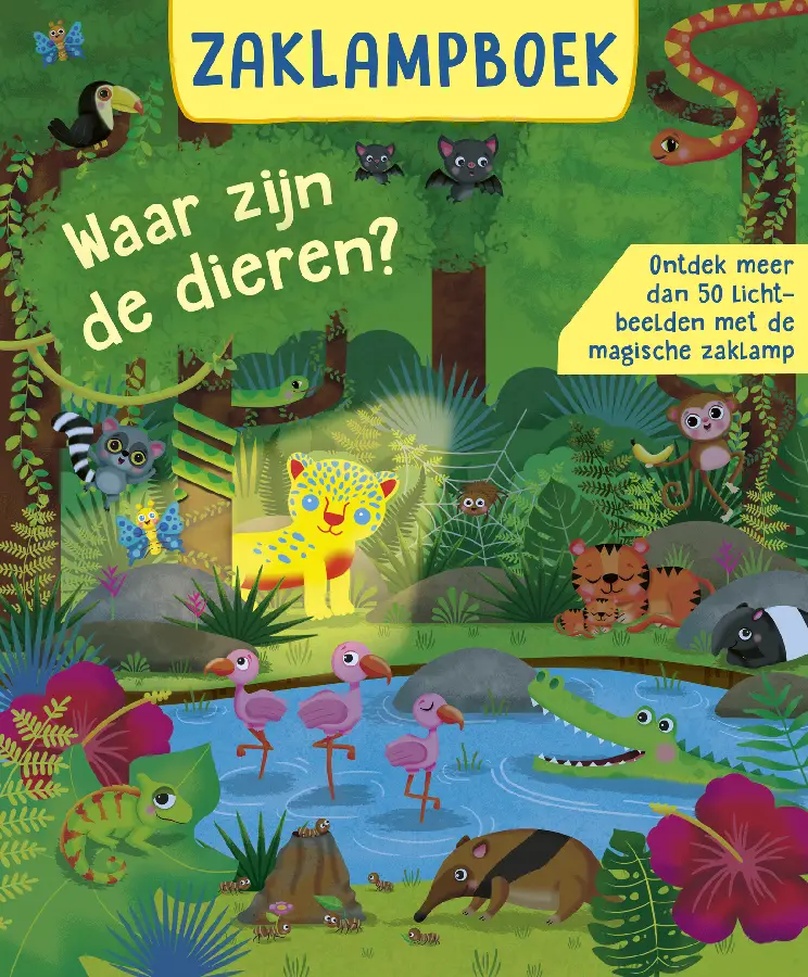 Zaklampboek - Waar zijn de dieren?