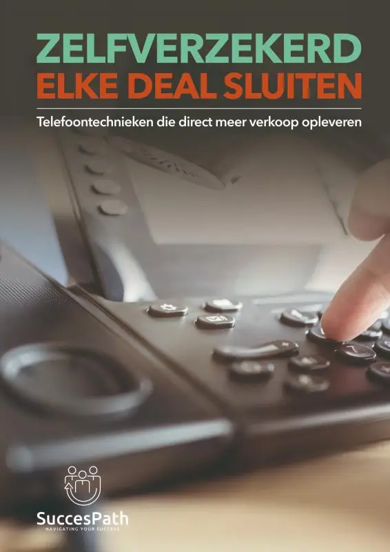 Zelfverzekerd elke deal sluiten