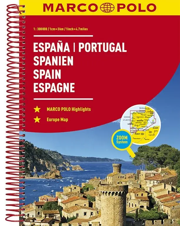 Marco Polo Wegenatlas Spanje - Portugal