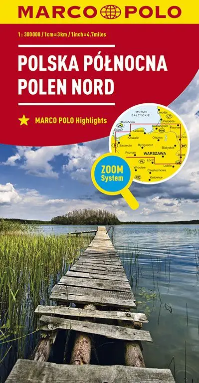 Marco Polo Wegenkaart Polen Noord