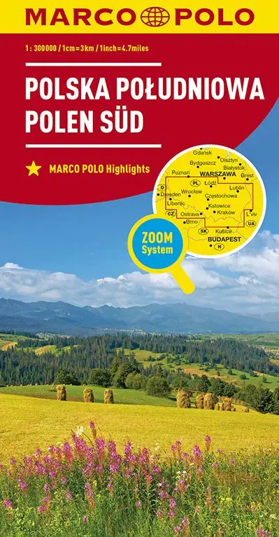 Marco Polo Wegenkaart Polen Zuid